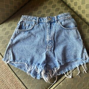 Zara Denim Distressed Women Shorts